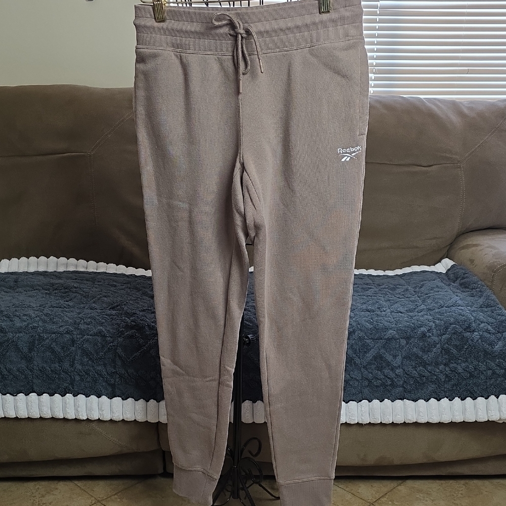 Reebok Tan Jogger Pants Womens Size Large (Elena #5)